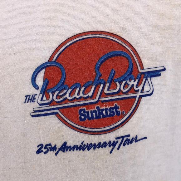 The Beach Boys 25th Anniversary Concert Tour tshirt 80s 1980s vintage - Picture 3 of 8